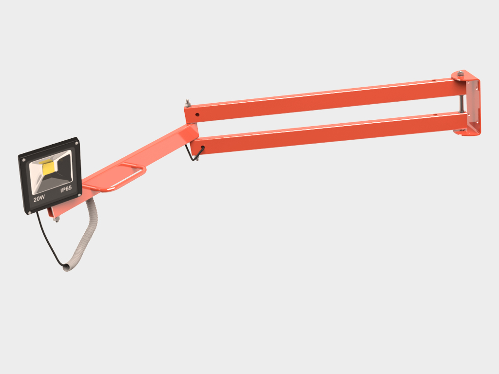 Artikul «OE.DL010». LED yoritgich kronshteyn bilan dokni yoritish uchun.